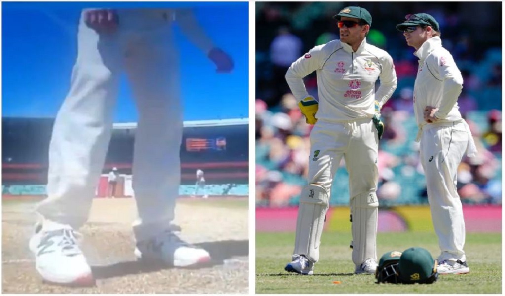 "Australian Cricketer Caught Red Handed By The Stump Camera"