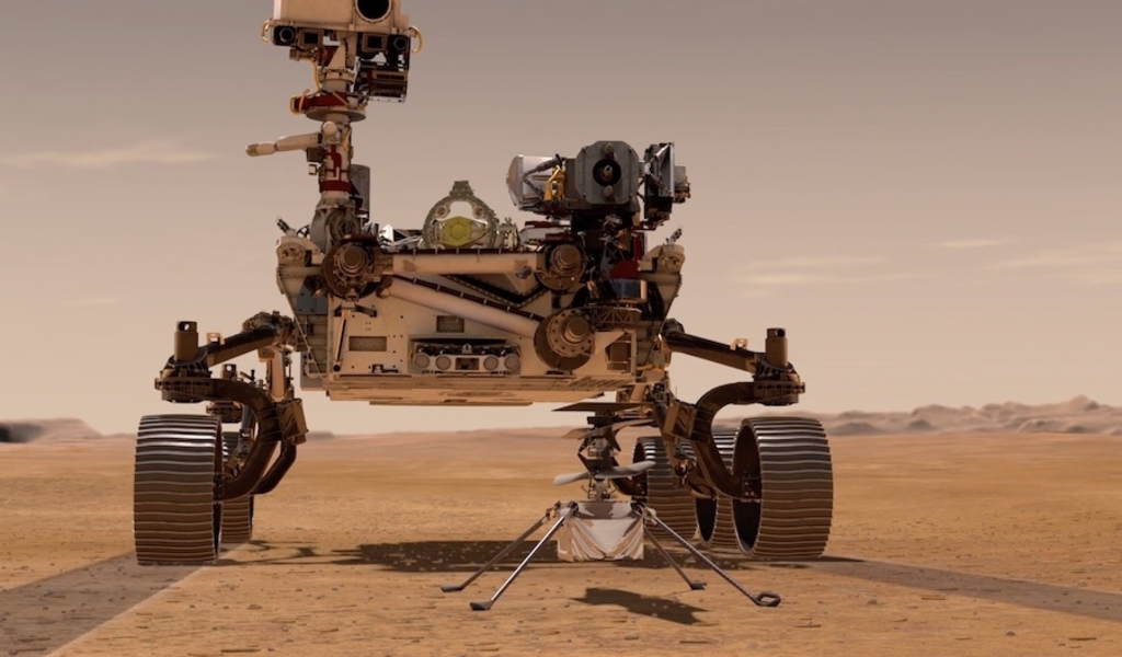 Nasa Perseverance Rover Touches Martian Surface